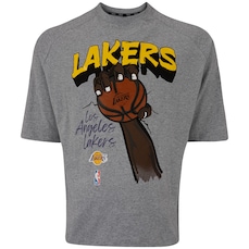 Camiseta do Los Angeles Lakers NBA Masculina Rag Hot Hand NB463