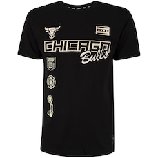 Camiseta do Chicago Bulls NBA Masculina Flag City NB818