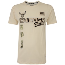 Camiseta do Chicago Bulls NBA Masculina Flag City NB818