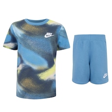 Conjunto Infantil Nike CLB Express Camiseta + Bermuda