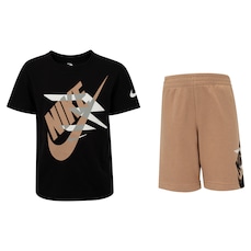 Conjunto Infantil Nike 3 Brand Icon Duo Camiseta + Bermuda
