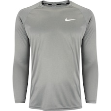 Camiseta Masculina Nike Manga Longa Heather UV Hydroguard