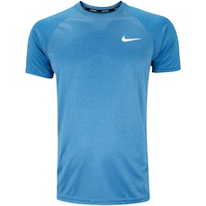 Camiseta Masculina Nike Manga Curta UV Heather Sleeve Hydroguard