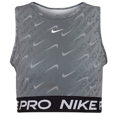 Top Nike Dri-fit Pro Crop Tank All Over Print Adulto