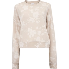 Blusão Feminino Nike Sportswear Crew Chill French Terry All Over Print