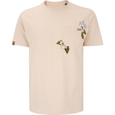 Camiseta Masculina HD Manga Curta Bolso Jungle 9548A