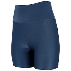 Bermuda Oxer Rib Shine Feminina