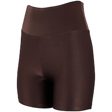 Bermuda Oxer Rib Shine Feminina