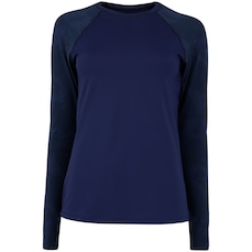 Camiseta Manga Longa Estampada Feminina Oxer com Proteção Solar UV