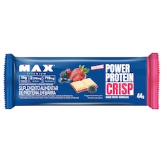 Barra de Proteína Power Protein Crisp Max Titanium Frutas Vermelhas 60g