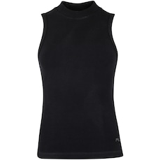 Camiseta Regata Fila Gola alta Rib Feminina