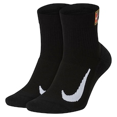 Kit de Meias Nike Multiplier Max Ankle Adulto 2 Pares