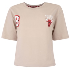 Camiseta Cropped do Chicago Bulls NBA Street Soul N939 Feminina