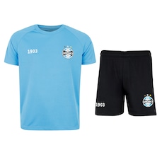 Kit de Uniforme do Grêmio II Infantil Betel Camiseta + Calção