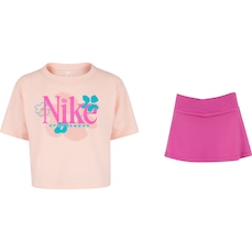 Conjunto Infantil Nike Wild Fun Camiseta + Short-Saia