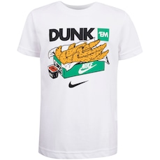 Camiseta Nike Dunk Em Ten Juvenil