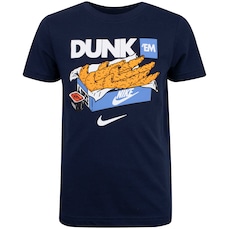 Camiseta Nike Dunk Em Ten Juvenil