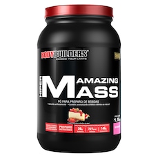 Hipercalórico Bodybuilders Amazing Mass - Morango - 1,5Kg