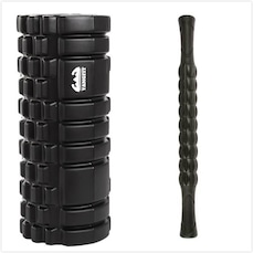 Rolo de Liberação Miofascial Yang Fit Foam Roller + Bastão Soltura