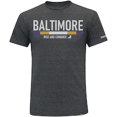 Camiseta First Down Baltimore Futebol Americano Masculina - Adulto