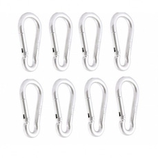 Kit 10 Mosquetão Academia Pilates Reparo de Aparelhos 70 mm