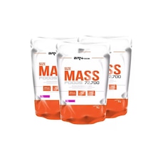 Kit Hipercalórico BRN Foods - Morango - 3kg - 3 Unidades