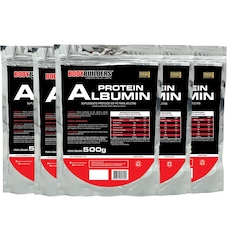 Albumina Bodybuilders - Chocolate - 500g - 5 Unidades