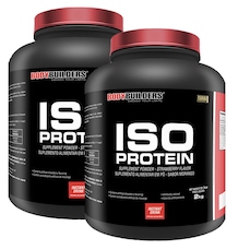 Kit 2 Iso Whey Protein Isolado Bodybuilders - Chocolate - 2kg