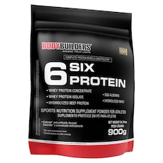 Whey Protein 6 Six Bodybuilders - 900g - Morango