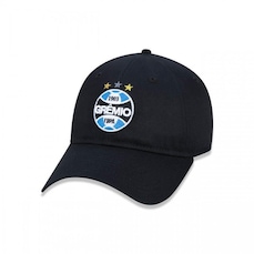 Boné Aba Curva New Era 9Twenty Grêmio Futebol - Ajustável - Strapback - Adulto