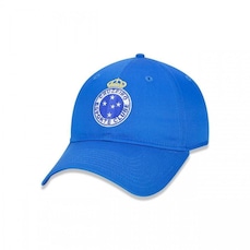 Boné Aba Curva New Era 9Twenty Cruzeiro Futebol - Ajustável - Strapback - Adulto