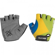 Luvas de Ciclismo Hupi Eco Dedo Curto Brasil - Adulto
