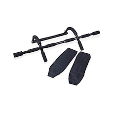 Barra para Porta Live Up Iron Gym Multifuncional + 2 Tipóias