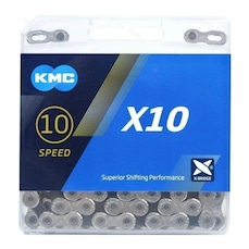 Corrente para Bicicleta KMC X-10 10V 116L