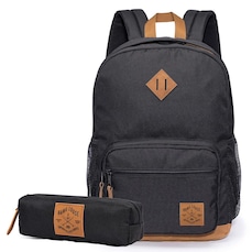 Kit Hang Loose Mochila Bolsa Notebook - 18,5 Litros + Estojo