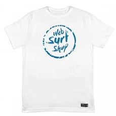 Camiseta WSS Brasil Ink Web Aqua - Masculina
