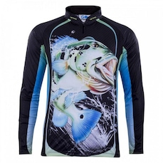 Camiseta Manga Longa de Pesca Go Fisher Tucunaré GO02 - Masculina