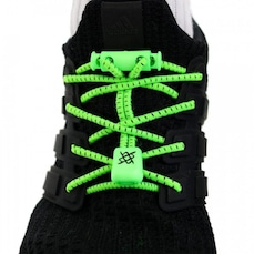 Cadarço Elástico Hupi Laces Neon Risca
