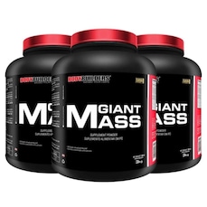 Kit Giant Mass Bodybuilders - Baunilha - 3kg - 3 unidades