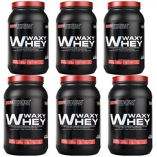 Kit 2x Waxy Whey Bodybuilders - Morango - 900g + 2x Waxy Whey - Baunilha - 900g + 2x Waxy Whey - Chocolate - 900g