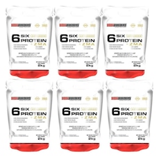 Kit 6x Six Advanced com ZMA Choc 2kg - Bodybuilders
