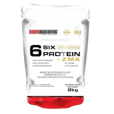 6 Six Protein Bodybuilders Advanced com ZMA BB 2kg Mor c.b