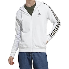 Jaqueta de Moletom com Capuz adidas Essentials 3S - Masculina