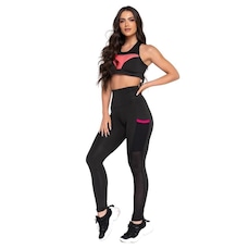 Kit Fitness Fristyle Calça Legging e Top Academia - Feminino