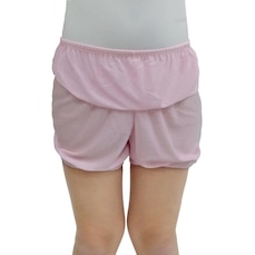Short Ballet Ritmus Com Babado Jersey - Adulto