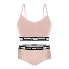Kit Puma Top Modal Stretch + Calcinha Mini Boxer - Adulto