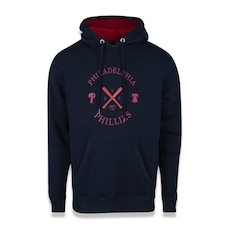 Blusão de Moletom com Capuz New Era MLB Philadelphia Phillies Mlb College Bat - Masculino