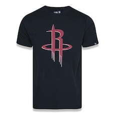 Camiseta New Era Masculina Houston Rockets Basic Logo Nba