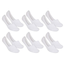 Meia Selene Sapatilha Invisível - Feminino - 6 Pares