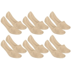 Meia Selene Sapatilha Invisível - Feminino - 6 Pares